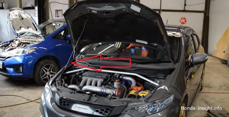 газовые стойки из углеродного волокна пружинный демпфер амортизатор капота Honda Insight ZE2