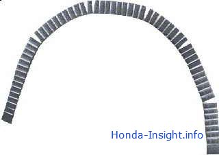 Колесная арка Honda Insight