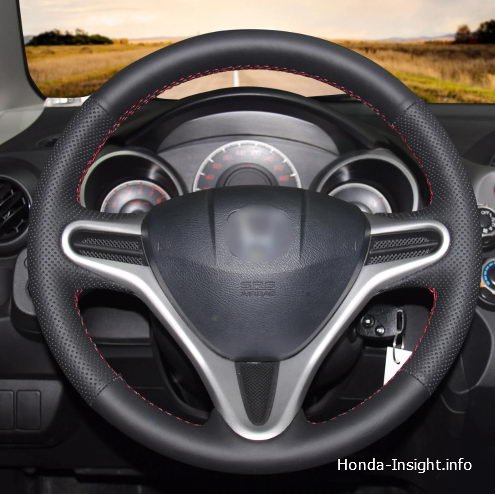 Кожаная оплетка для руля Honda Insight