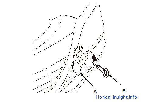 Буксировка Honda Insight