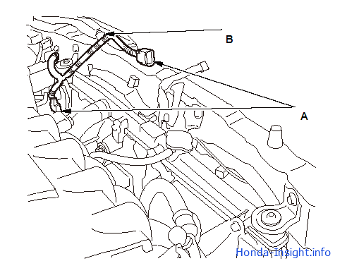 Снятие и установка вентилятора, электродвигателя и кожуха радиатора, конденсатора кондиционера Honda Insight