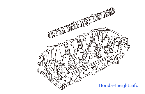 Снятие и установка распределительного вала Honda Insight