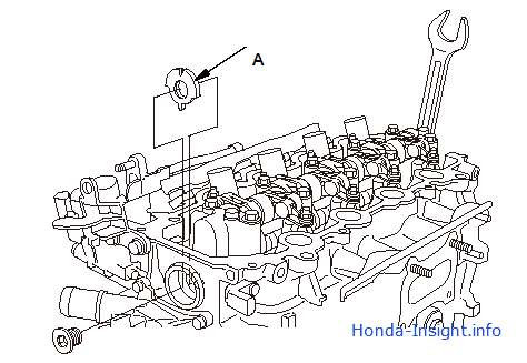 Снятие импульсной пластины датчика распредвала Honda Insight