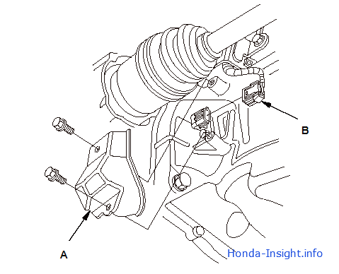 Снятие поддона моторного масла Honda Insight