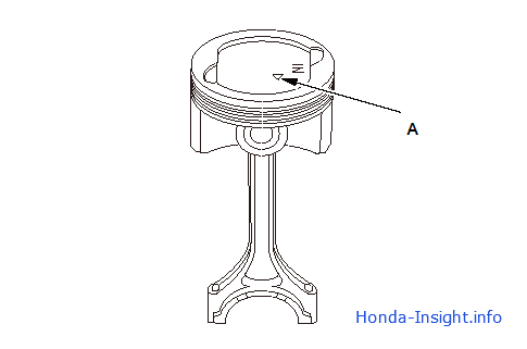 Установка поршня в Honda Insight