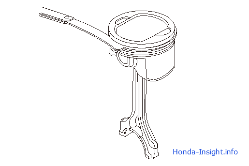 Замена поршневого кольца в Honda Insight